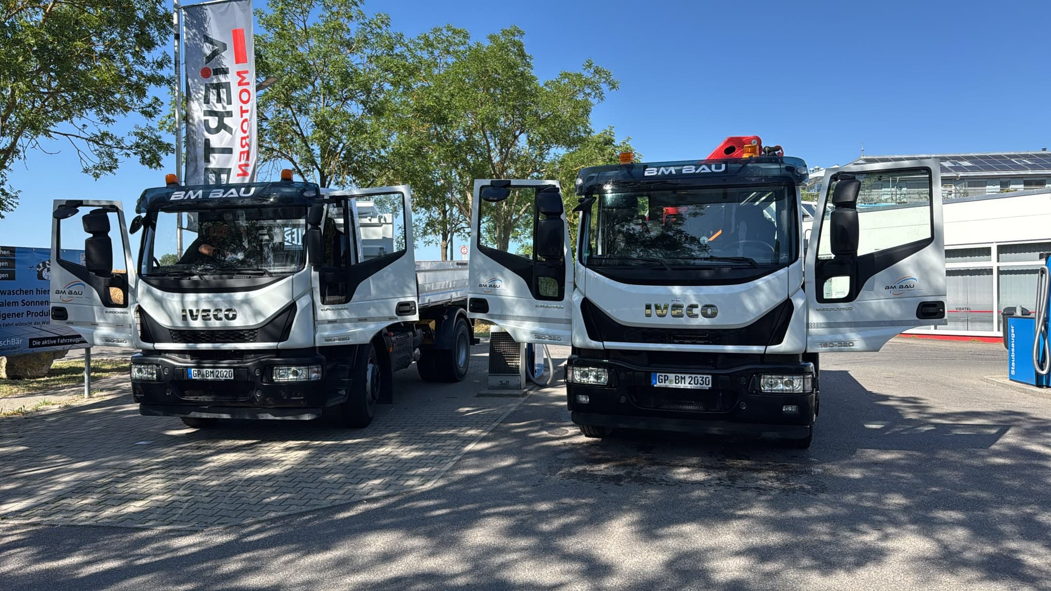 BM Bau LKW Flotte